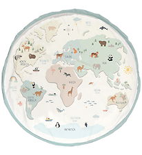 Play&Go Legetøjstæppe/Opbevaring - 140 cm - 2-i-1 - Worldmap