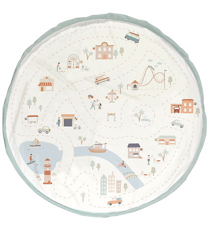 Play&Go Legetøjstæppe - 140 cm - City