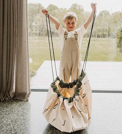 Play&Go Legetøjstæppe - 140 cm - Crocodile