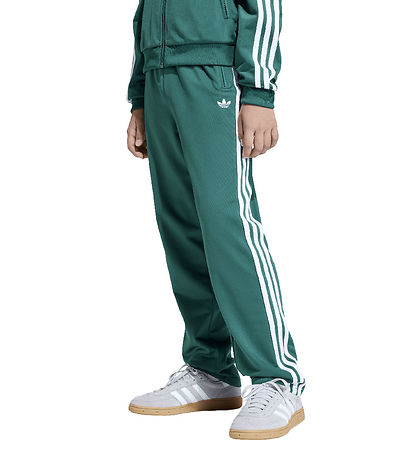 adidas Originals Bukser - Firebird TP - Cgreen/White