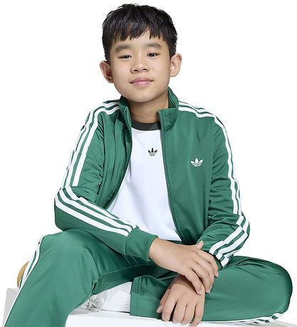 adidas Originals Cardigan - Firebird LO TT - Cgreen/White