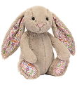 Jellycat Bamse - 18 cm - Blossom Beige Bunny 'Petal' - Small