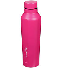 Sistema Trinkflasche - Edelstahl - Easy Grip - 870 ml - Pink