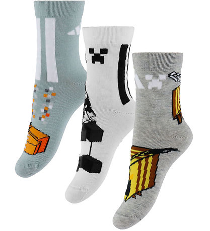 adidas Performance Strømper - 3-pak - Minecraft - Wonder Sage/Gr