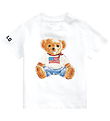Polo Ralph Lauren Stuttermabolur - Bear - White