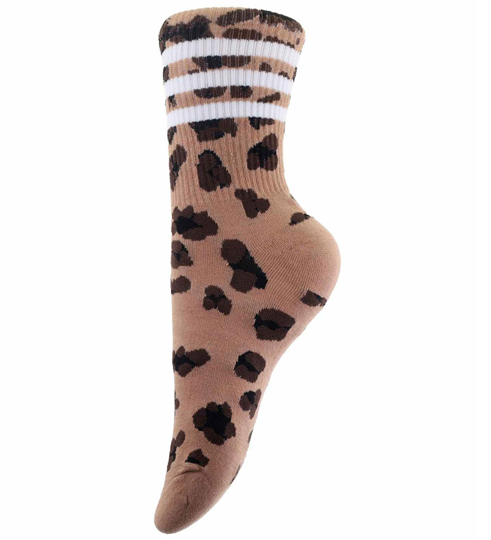 By Stær Socken - Beige Leo - By Stær - 36/40 - Socken
