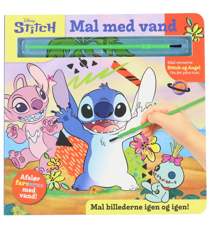 Alvilda Malebog - Mal Med Vand - Disney Stitch - DA