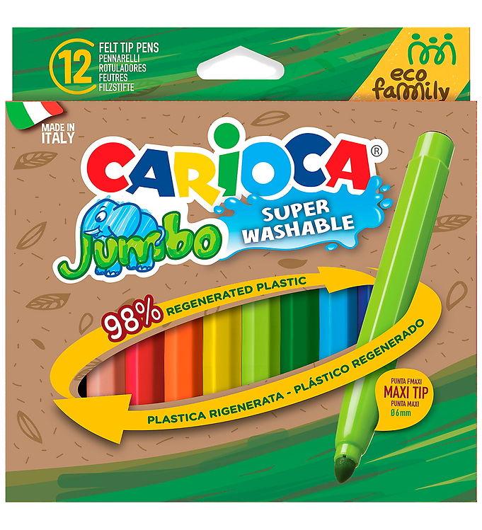 Carioca Tuscher - 12 stk. - Maxi