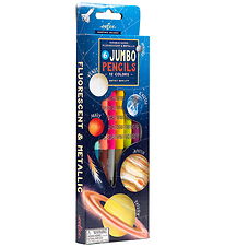 Eeboo Farveblyanter - Dobbeltsidet - 6-pak