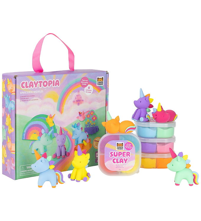 Tiger Tribe Ler - Claytopia - Unicorn World