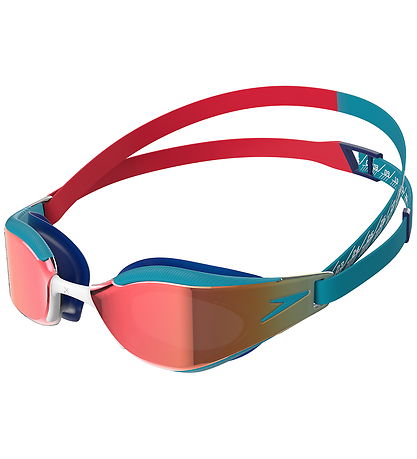 Speedo Svømmebriller - Junior - Rød/Blå