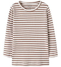 Name It Bluse - Rib - Noos - NmnBani - Toasted Coconut