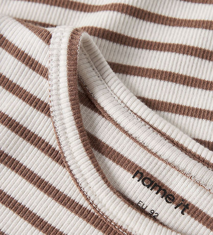 Name It Bluse - Rib - Noos - NmnBani - Toasted Coconut