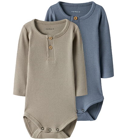 Name It Body l/æ - 2-pak - Rib - Noos - NbmKab - Troposphere/PUR