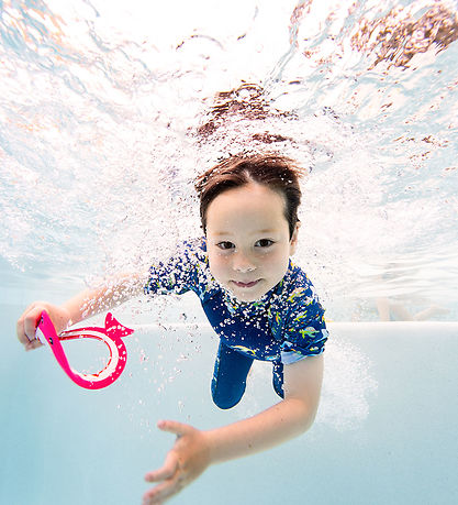 Splash About Dykkerringe - Shark - Bright Pink