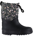 Wheat Thermo Boots - Drizzle - Black Sea Open Flowers