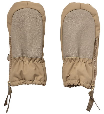 Wheat Mittens - Walnut