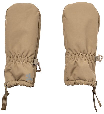 Wheat Mittens - Walnut