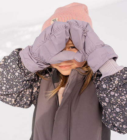 Wheat Mittens - Pouf - Dark Lavender