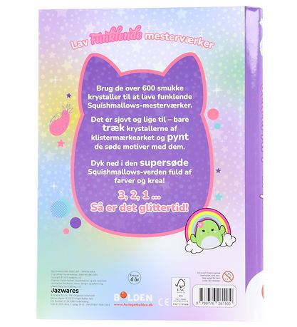 Forlaget Bolden Aktivitetsbog - Squishmallows Jewel Art
