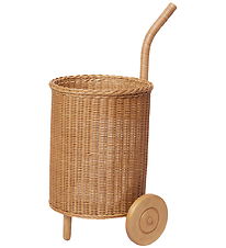 Ferm Living Opbevaringskurv m. Hjul - Tukki Trolley - Natural