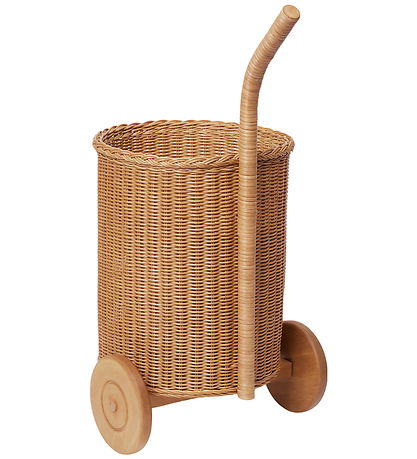 Ferm Living Opbevaringskurv m. Hjul - Tukki Trolley - Natural