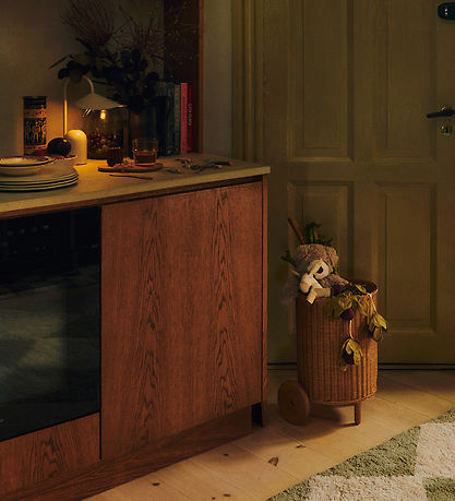 Ferm Living Opbevaringskurv m. Hjul - Tukki Trolley - Natural