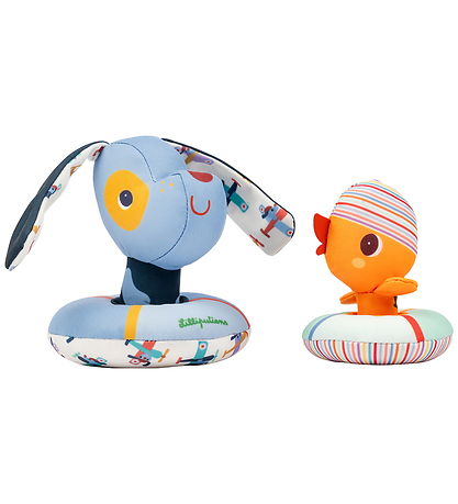 Lilliputiens Badelegetøj - 4-pak - Jules og Gaspard Badeleg