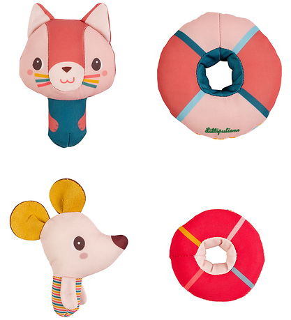 Lilliputiens Badelegetøj - 4-pak - Jeanne og Nina Badeleg