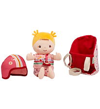 Lilliputiens Dukke m. Cykelstol - Baby Lena