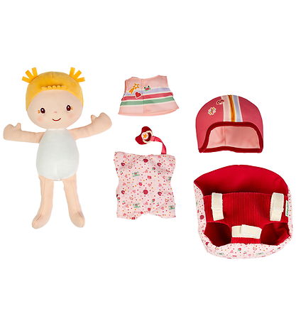 Lilliputiens Dukke m. Cykelstol - Baby Lena