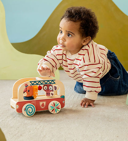 Lilliputiens Træklegetøj - Jack Brandbil