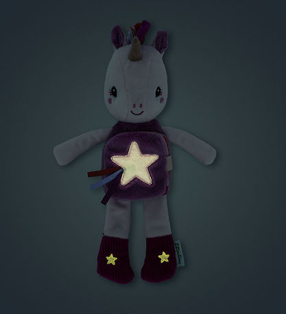 Lilliputiens Krammebog - Selvlysende - Enhjørningen Lena