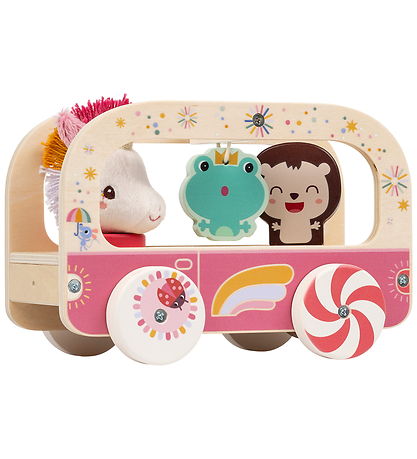 Lilliputiens Træklegetøj - Lena Magic Twist Bus