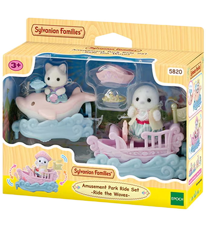 Sylvanian Families Playset - Amusement Park Ride the Waves, multifarvet