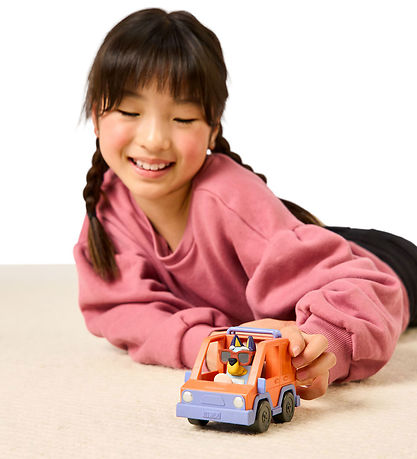 Bluey Køretøj m. Figur - Bluey