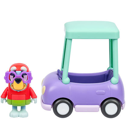 Bluey Køretøj m. Figur - Janet