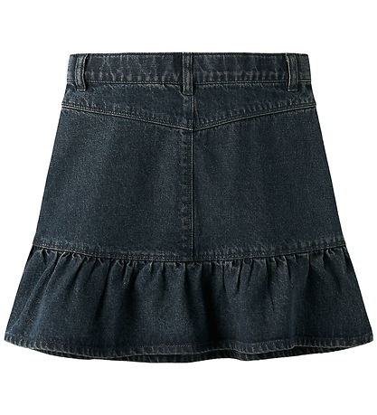 Name It Nederdel - NkfThes - Dark Midnight Denim m. Rhinsten