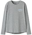 Name it Bluse - NkfVix - Grey Melange/Canada
