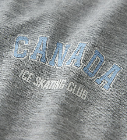 Name it Bluse - NkfVix - Grey Melange/Canada