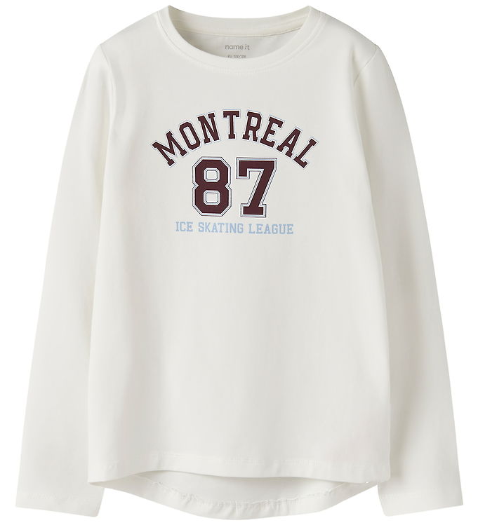 Name it Bluse - NkfVix - Cloud Dancer/Montreal