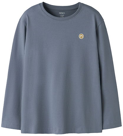 Name it Bluse - NkmVimpel - Flint Stone/Brandmark