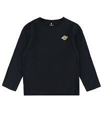 Name it Bluse - NkmVimpel - Black/Hockey