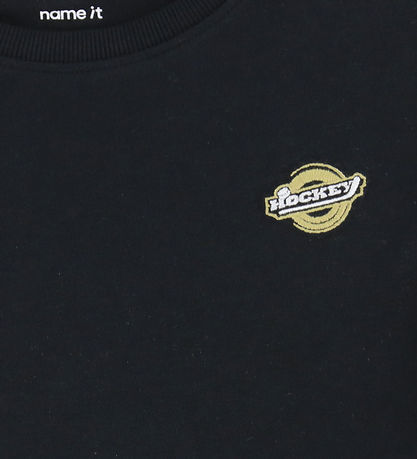 Name it Bluse - NkmVimpel - Black/Hockey