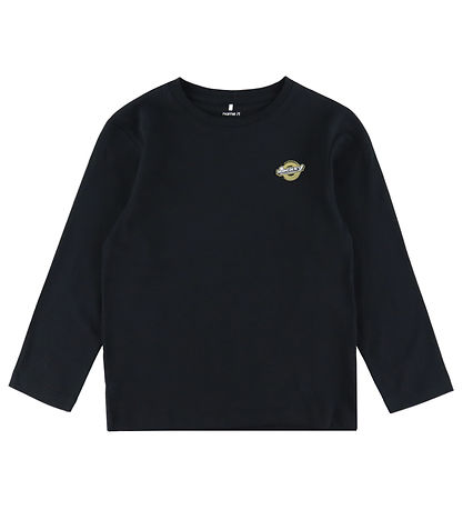 Name it Bluse - NkmVimpel - Black/Hockey