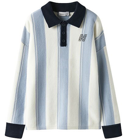 Name it Bluse - NkmSima - Strik - Kentucky Blue