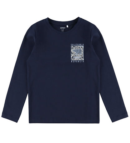 Name it Bluse - NkmVux - Navy Blazer/Golden