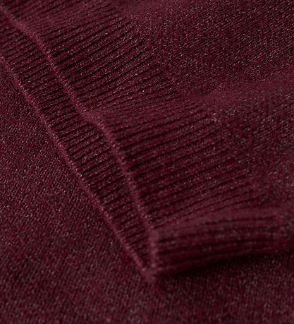 Name it Bluse - NkfSonia - Strik - Burgundy