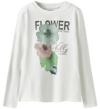 Name it Bluse - NkfSaga - Bright White