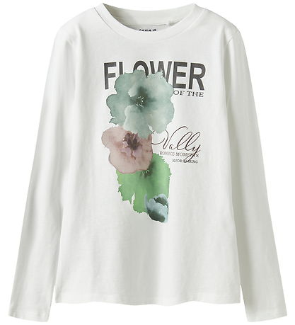 Name it Bluse - NkfSaga - Bright White